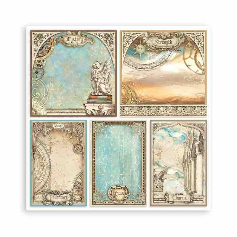 Stamperia Scrapbooking Pad (12″x12″) Sir Vagabond In Fantasy World - Craftywaftyshop