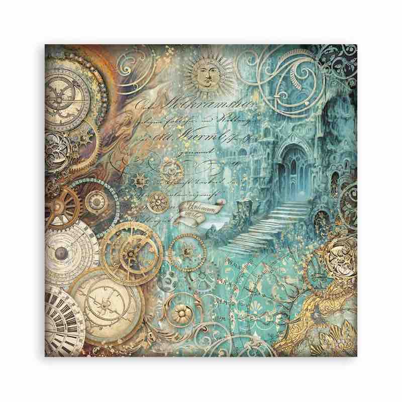 Stamperia Scrapbooking Pad (12″x12″) Sir Vagabond In Fantasy World - Craftywaftyshop