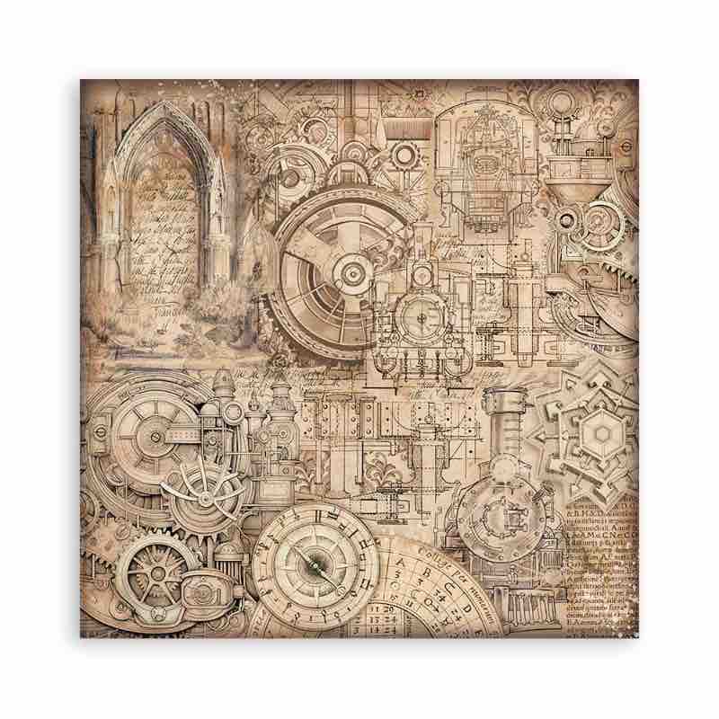 Stamperia Scrapbooking Pad (12″x12″) Sir Vagabond In Fantasy World - Craftywaftyshop