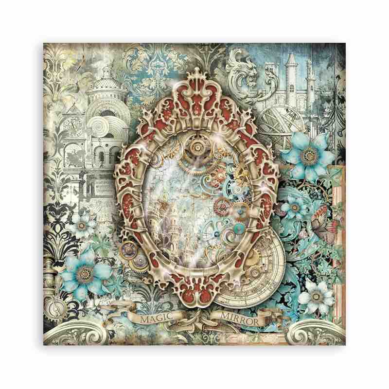 Stamperia Scrapbooking Pad (12″x12″) Sir Vagabond In Fantasy World - Craftywaftyshop