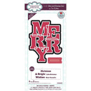 Sue Wilson Big Bold Words Merry Craft Die & Stamp Set by Creative Expressions - Craftywaftyshop