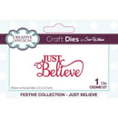 Sue Wilson Festive Collection Just Believe Craft Die by Creative Expressions - Craftywaftyshop