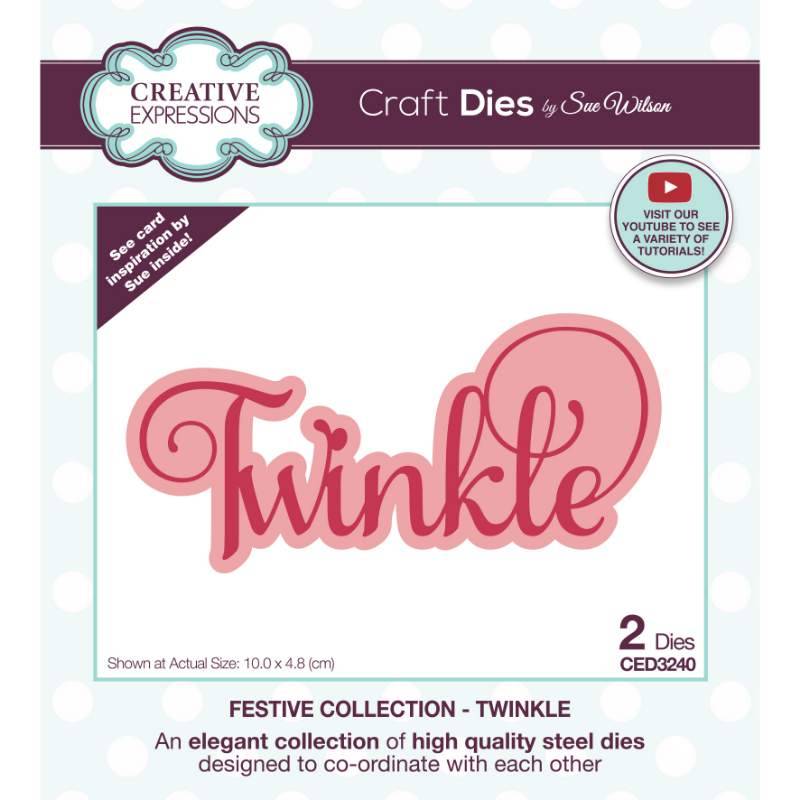 Sue Wilson Festive Noble Twinkle Craft Die - Craftywaftyshop