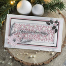 Sue Wilson Festive Poinsettia Panel Craft Die - Craftywaftyshop