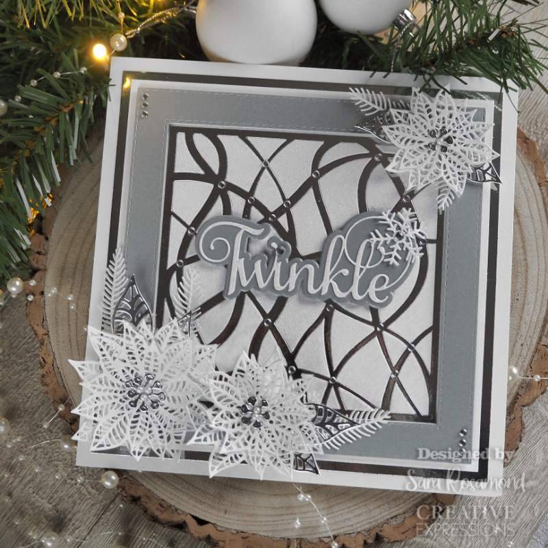 Sue Wilson Festive Swirls Background Craft Die - Craftywaftyshop