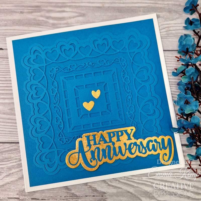 Sue Wilson Frames & Tags Loving Hearts Frame Craft Die by Creative Expressions - Craftywaftyshop