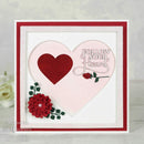 Sue Wilson Mini Expressions Follow Your Heart Craft Die by Creative Expressions - Craftywaftyshop