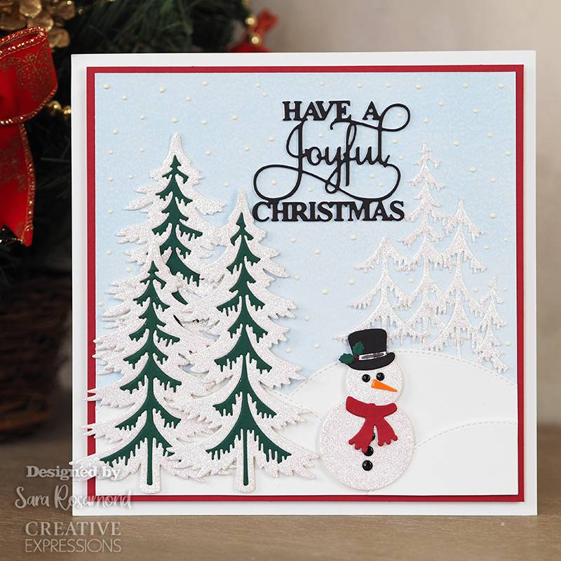 Sue Wilson Mini Expressions Have A Joyful Christmas by Creative Expressions - Craftywaftyshop