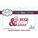 Sue Wilson Mini Expressions Hugs & Kisses Craft Die by Creative Expressions - Craftywaftyshop