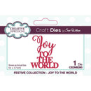 Sue Wilson Mini Expressions Joy To The World Craft Die by Creative Expressions - Craftywaftyshop