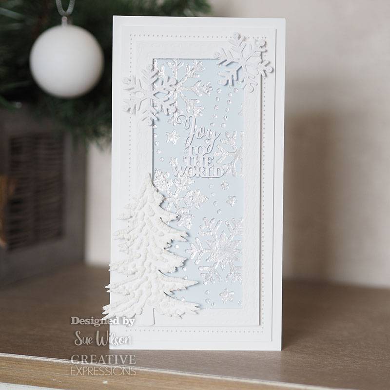 Sue Wilson Mini Expressions Joy To The World Craft Die by Creative Expressions - Craftywaftyshop