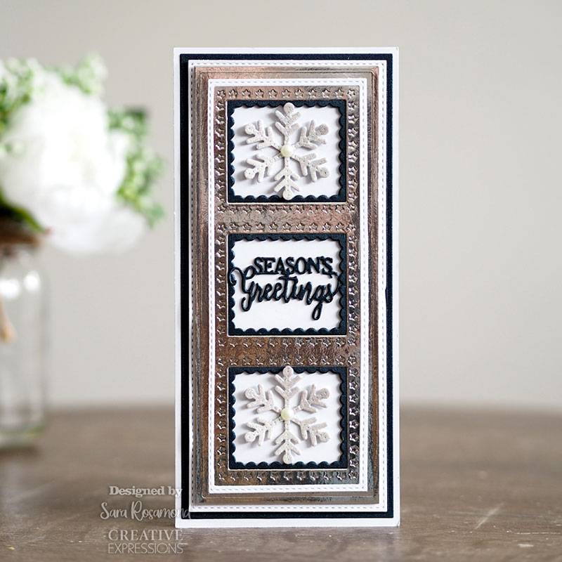 Sue Wilson Mini Expressions Seasons Greetings Craft Die by Creative Expressions - Craftywaftyshop