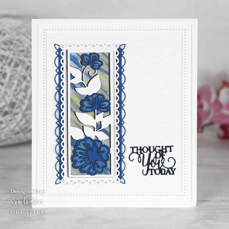 Sue Wilson Mini Expressions Thought Of You Today Craft Die by Creative Expressions - Craftywaftyshop