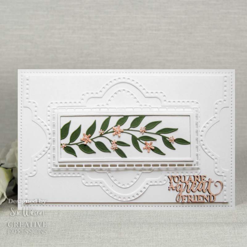 Sue Wilson Mini Expressions You Are A Great Friend Craft Die by Creative Expressions - Craftywaftyshop