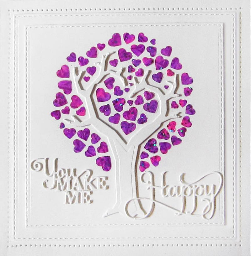 Sue Wilson Mini Expressions You Make Me Happy Craft Die by Creative Expressions - Craftywaftyshop