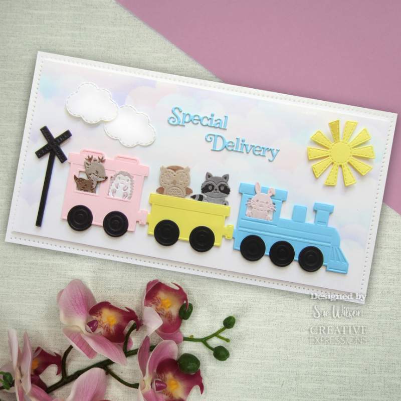 Sue Wilson Necessities Baby Woodland Animals Craft Die by Creative Expressions - Craftywaftyshop