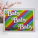 Sue Wilson Noble Shadowed Sentiments Baby Craft Die by Creative Expressions - Craftywaftyshop