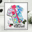 Sue Wilson Shaped Card Collection Hawaiian Shirt Craft Die by Creative Expressions - Craftywaftyshop