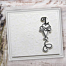 Sue Wilson Slimline Anniversary Hearts Craft Die by Creative Expressions - Craftywaftyshop