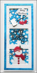 Sue Wilson Slimline Stars Rectangle Aperture Trio Craft Die by Creative Expressions - Craftywaftyshop