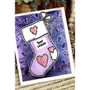Sweet Stocking 6 in x 4 in Clear Stamp Set by Sam Poole - Craftywaftyshop