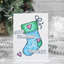 Sweet Stocking 6 in x 4 in Clear Stamp Set by Sam Poole - Craftywaftyshop