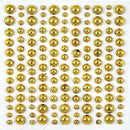 The Essential Embellishments Adhesive Pearls Gold by Craft Consortium - Craftywaftyshop