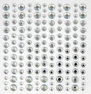 The Essential Embellishments Adhesive Rhinestone Gems Clear by Craft Consortium - Craftywaftyshop