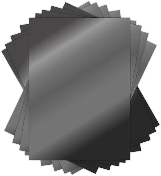 The Essential Mirror Card A4 Gun Metal by Craft Consortium - Craftywaftyshop
