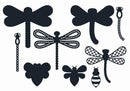 The Paper Boutique Dragonflies and the Bee Craft Die - Craftywaftyshop