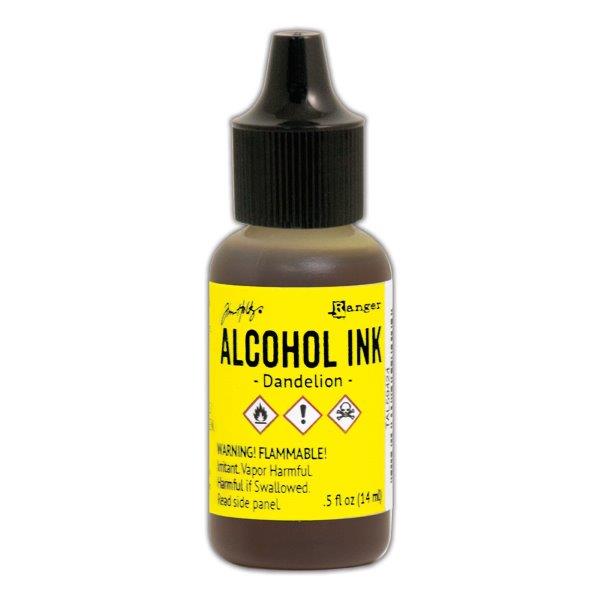 Tim Holtz Alcohol Ink Dandelion by Ranger - Craftywaftyshop