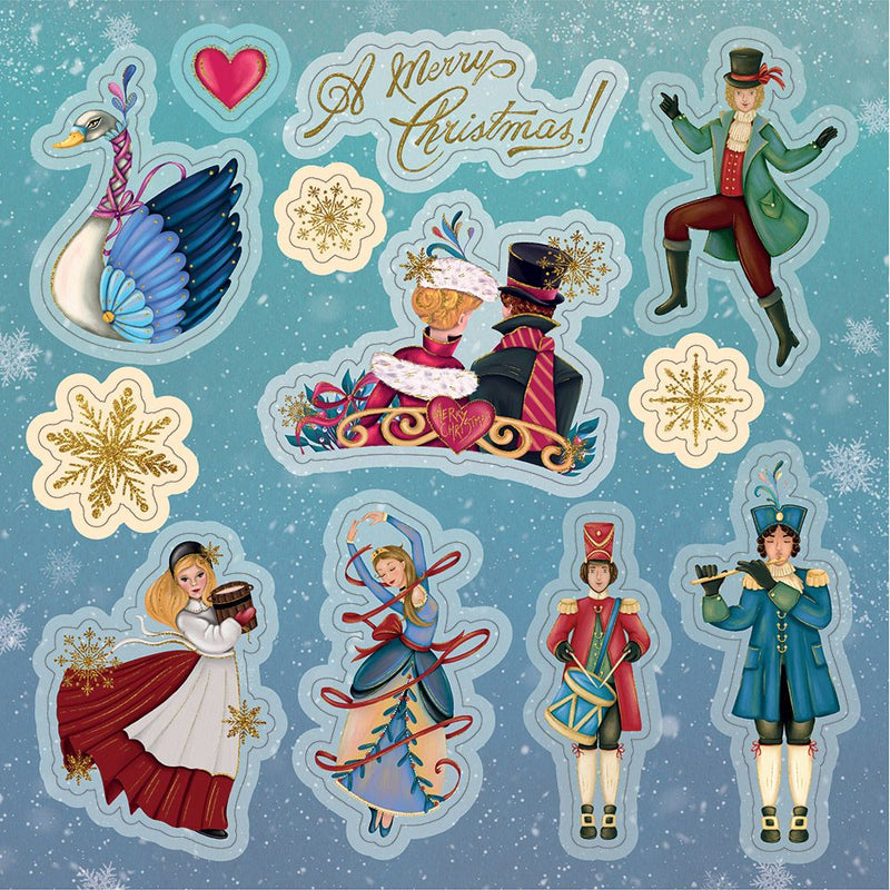 Twelve Days of Christmas - 8" x 8" Topper Pad by Crafters Companion - Craftywaftyshop