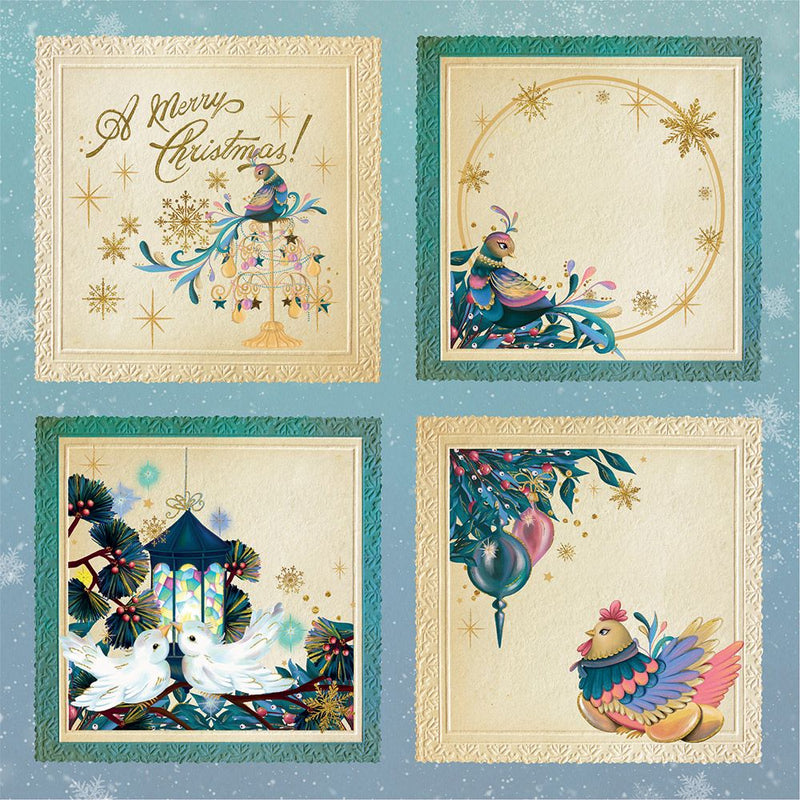 Twelve Days of Christmas - 8" x 8" Topper Pad by Crafters Companion - Craftywaftyshop