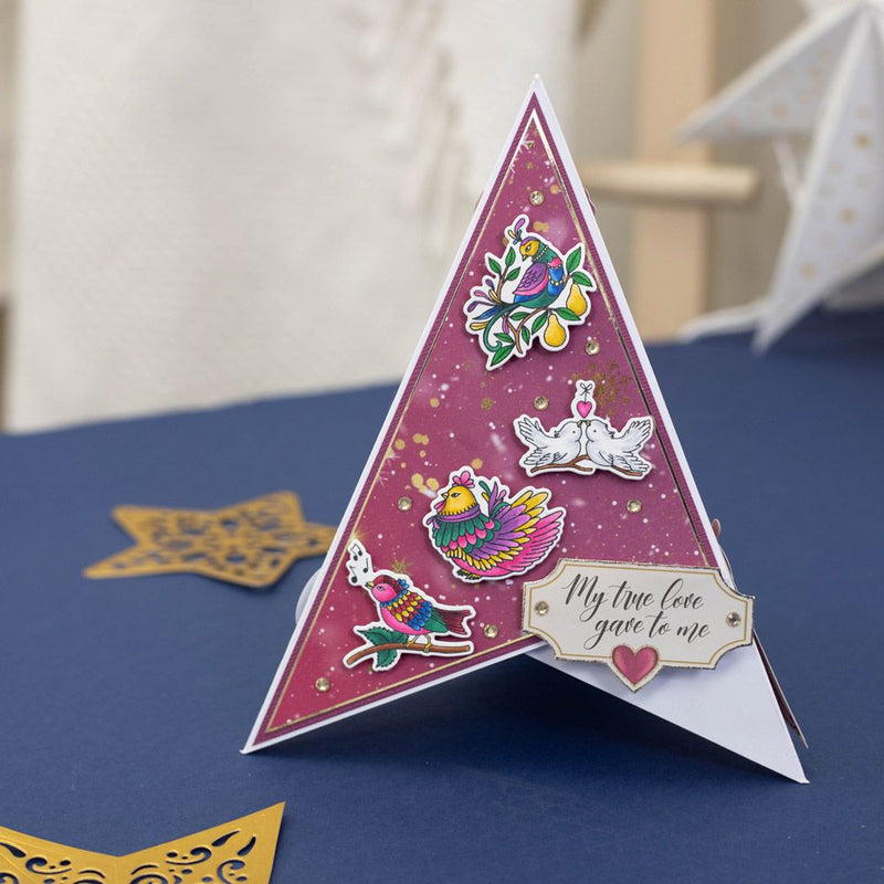 Twelve Days of Christmas - 8" x 8" Topper Pad by Crafters Companion - Craftywaftyshop