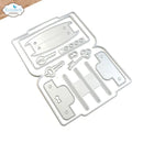 Wallet With Keys Die Set by Elizabeth Craft Designs - Craftywaftyshop