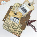 Wallet With Keys Die Set by Elizabeth Craft Designs - Craftywaftyshop