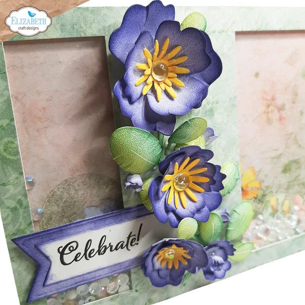 Wild Flower 3 Die Set by Elizabeth Craft Designs - Craftywaftyshop