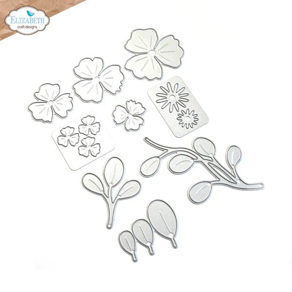 Wild Flower 3 Die Set by Elizabeth Craft Designs - Craftywaftyshop