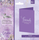 Wisteria Collection Stamp & Die Friends Forever by Crafters Companion - Craftywaftyshop