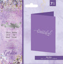 Wisteria Collection Stamp & Die Life is Beautiful by Crafters Companion - Craftywaftyshop
