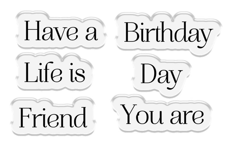 Wisteria Collection Stamp & Die Life is Beautiful by Crafters Companion - Craftywaftyshop