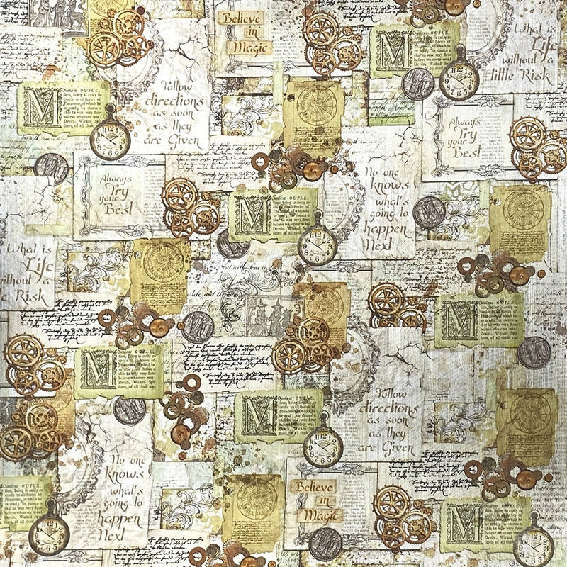 Wizard Academy Deluxe Paper Silver 6 x 6 by Ciao Bella - Craftywaftyshop