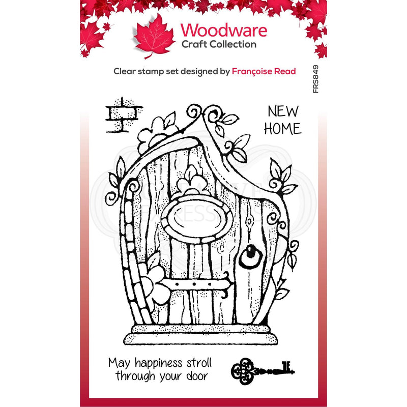 Woodware Clear Singles Fairy Door 4 in x 6 in Stamp - Craftywaftyshop