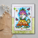 Woodware Clear Singles Garden Stroll 4 in x 6 in Stamp Set - Craftywaftyshop