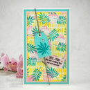 Woodware Clear Singles House Plant Leaves 8 in x 2.6 in stamp by Creative Expressions - Craftywaftyshop