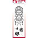 Woodware Clear Singles Jelly Fish 8 in x 2.6 in Stamp by Creative Expressions - Craftywaftyshop
