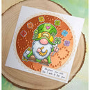 Woodware Clear Singles Lucky Gnome 4 in x 6 in Stamp - Craftywaftyshop