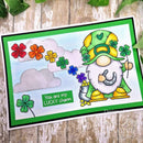 Woodware Clear Singles Lucky Gnome 4 in x 6 in Stamp - Craftywaftyshop