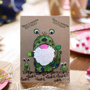 Woodware Clear Singles Monster Gnome 4 in x 6 in Stamp - Craftywaftyshop