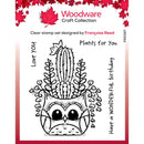 Woodware Clear Singles Owl Planter 4 in x 4 in Stamp by Creative Expressions - Craftywaftyshop